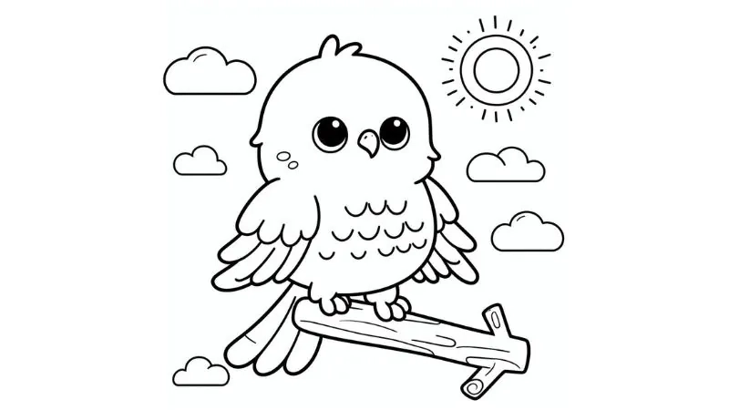 Làm đẹp phòng bé bằng bức tranh tranh tô màu con vật nuôi trong gia đình