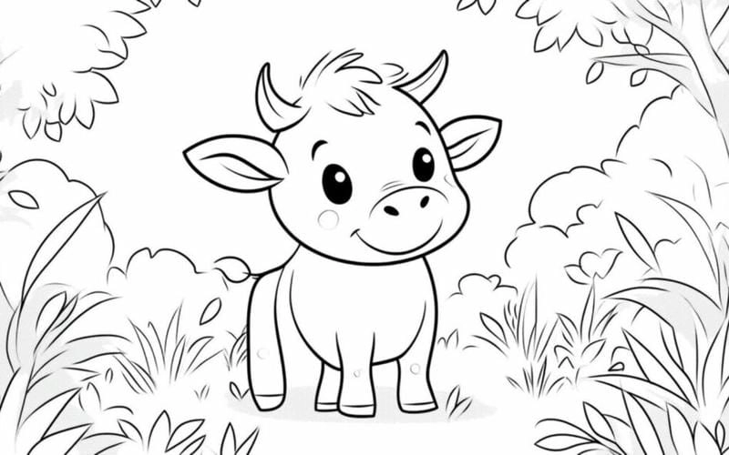 Gợi ý mẹ bộ tranh tô màu con vật cho bé dễ thương