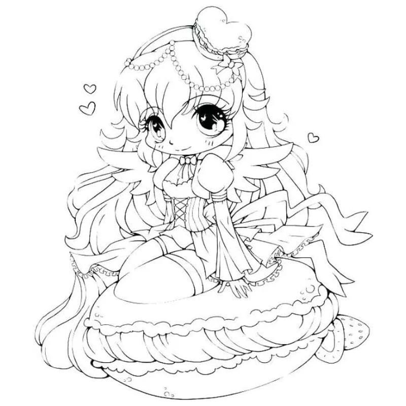 Khám phá nhân vật anime nhân vật anime tranh tô màu công chúa anime đẹp