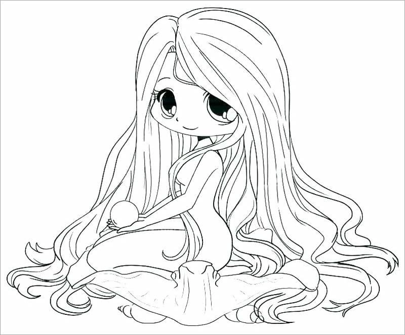 Tô màu công chúa anime đẹp nhất cho bé gái yêu thích anime