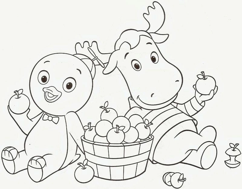 Chơi mà học với tranh tô màu cute hình con vật đáng yêu