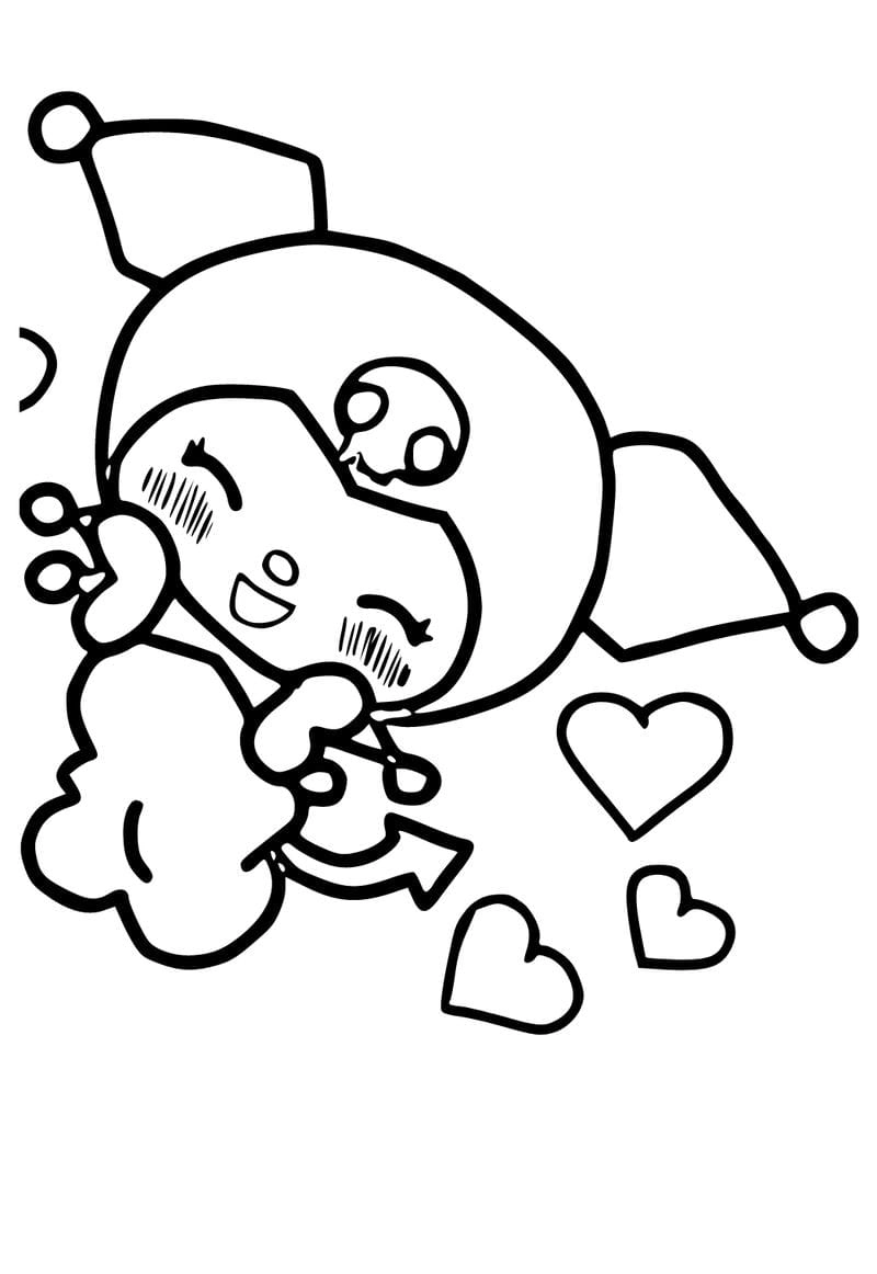 Gợi ý tranh sơn dầu tranh tô màu kuromi độc đáo