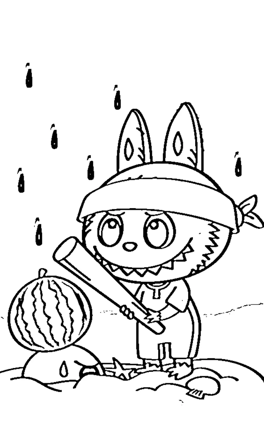 Kết hợp pochacco pochacco tranh tô màu labubu siêu cute