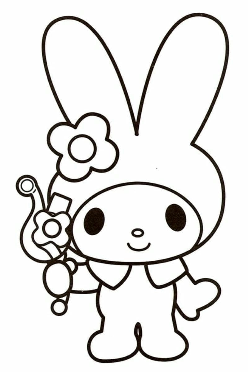 Gợi ý tranh tô màu melody cho bé siêu đáng yêu