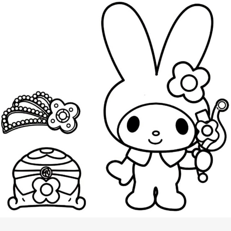 Bộ sưu tập anime tranh tô màu melody đẹp mê ly