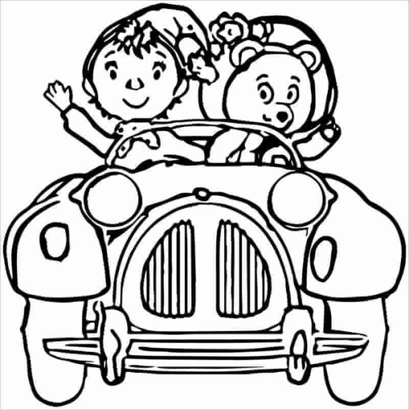 Nhanh tay tải tranh tô màu ô tô cho bé luyện nét thật vui
