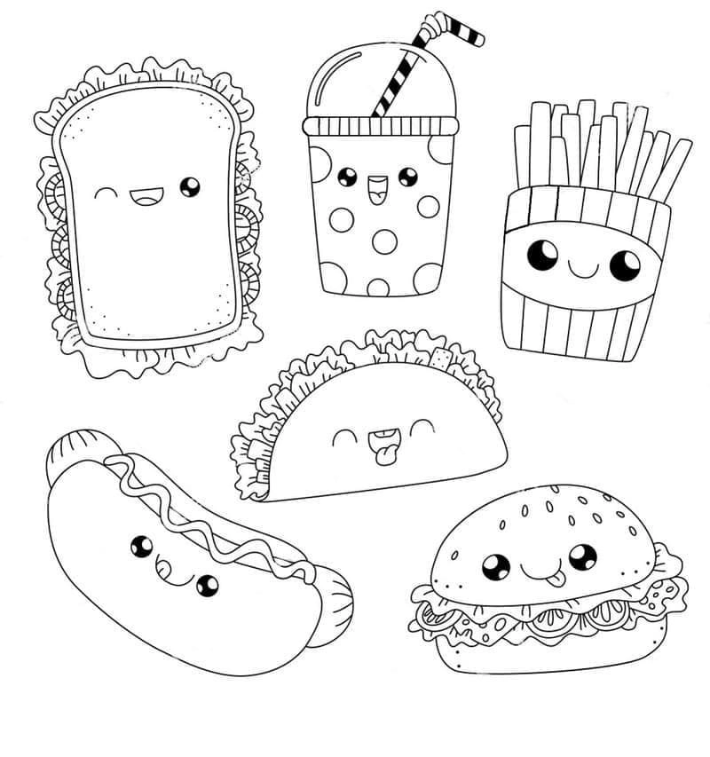Tô màu cùng sticker hình tranh tô màu sticker cute sinh động