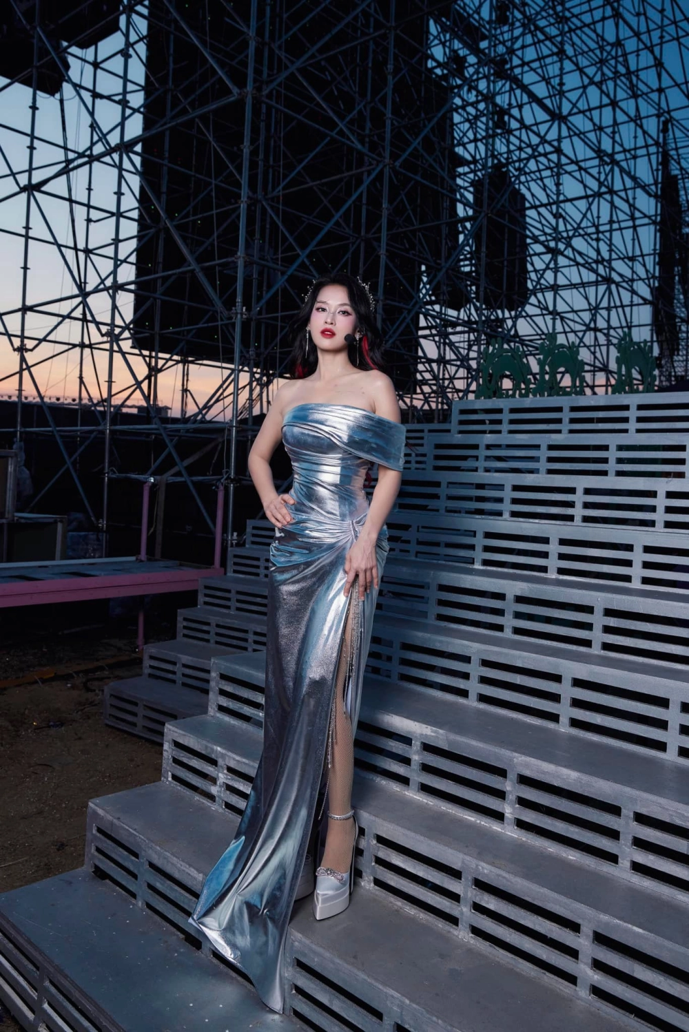 Hình ảnh gia đình ấm áp liên quan Tú Vi có con chưa