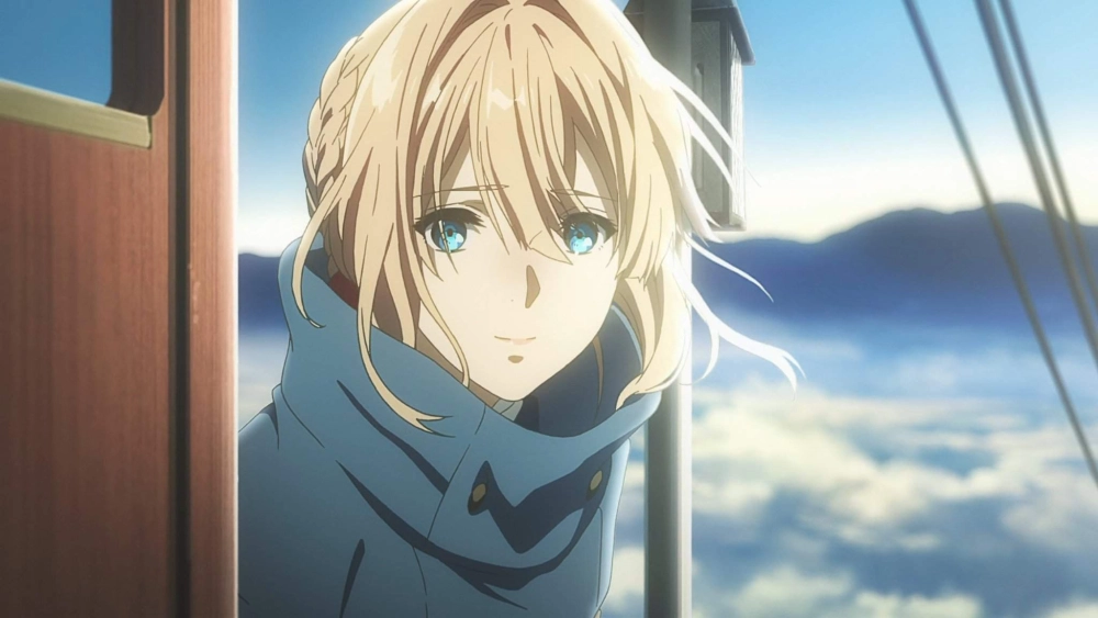 Violet Evergarden eyes sâu thẳm như chứa cả một trời thương nhớ