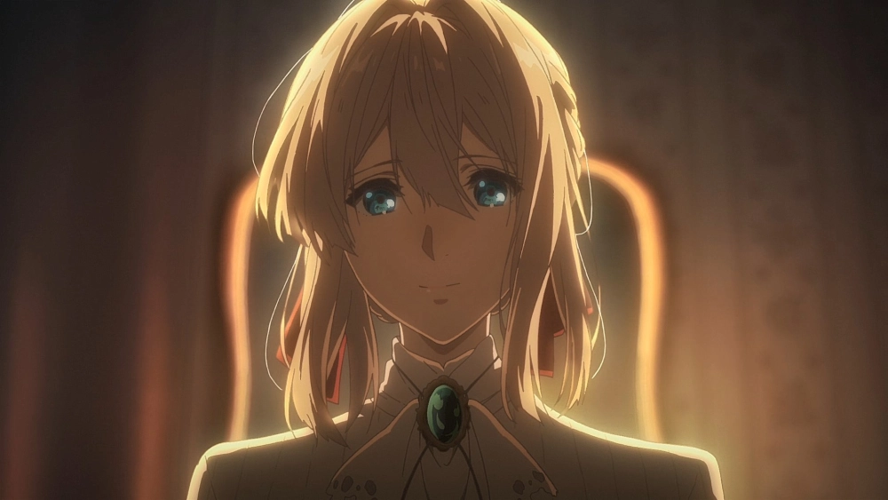 Violet Evergarden poster truyền tải sức mạnh nội tâm nhân vật