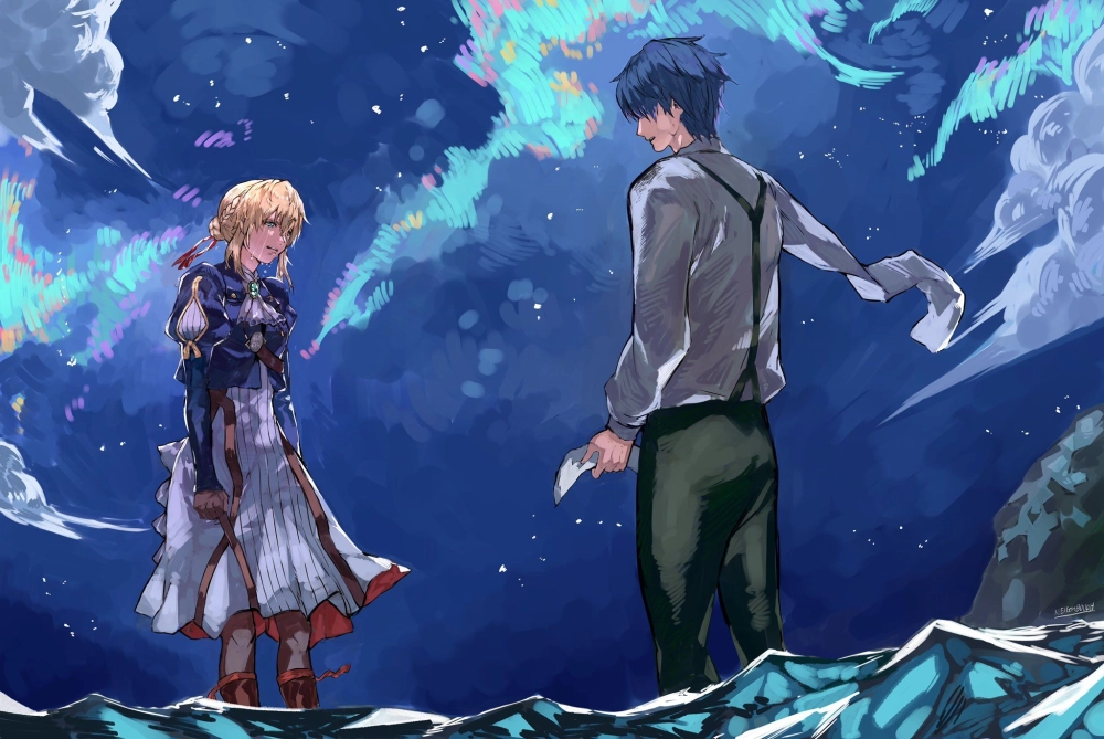 Violet x Gilbert chuyện tình khiến fan tan chảy