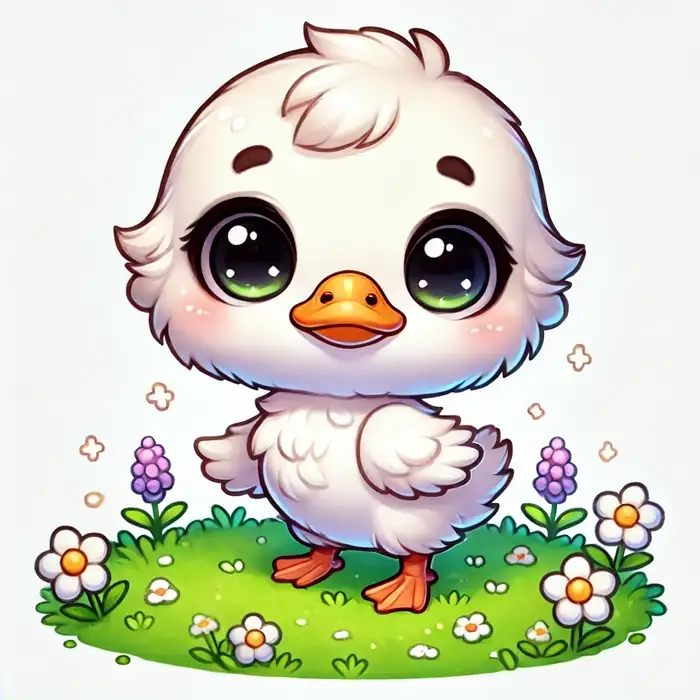 Bộ sưu tập hình vịt chibi mới lạ
