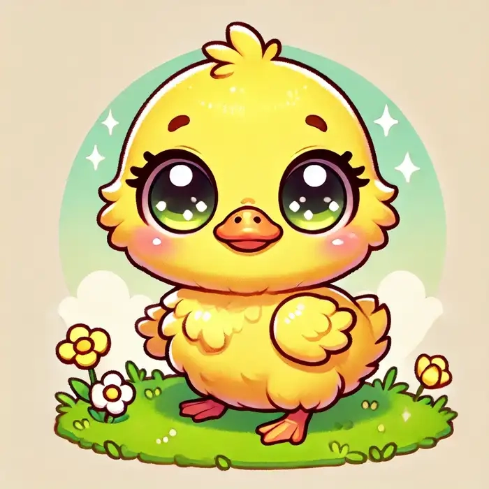 Hình ảnh mr vịt chibi dễ thương