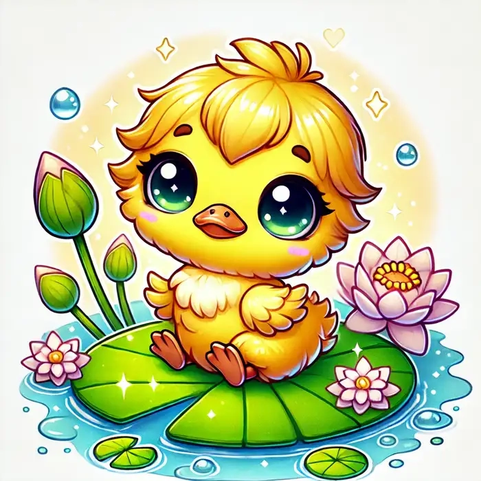 Tìm ngay vịt con chibi đáng yêu
