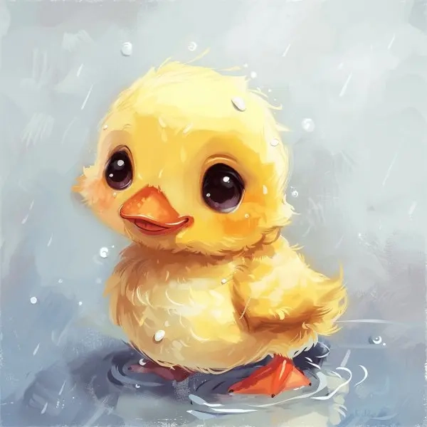 Hình bé vịt cute đáng yêu cho bạn