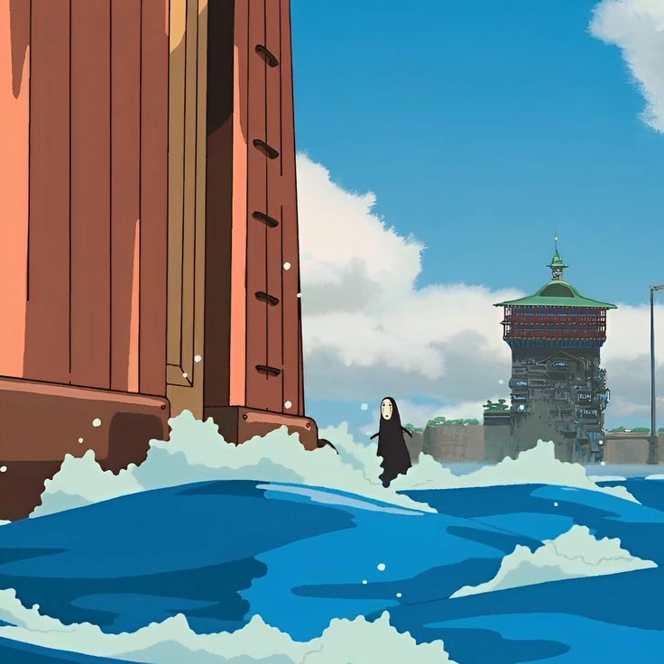 Hình ma Vô Diện cute mang nét dễ thương lạ lẫm