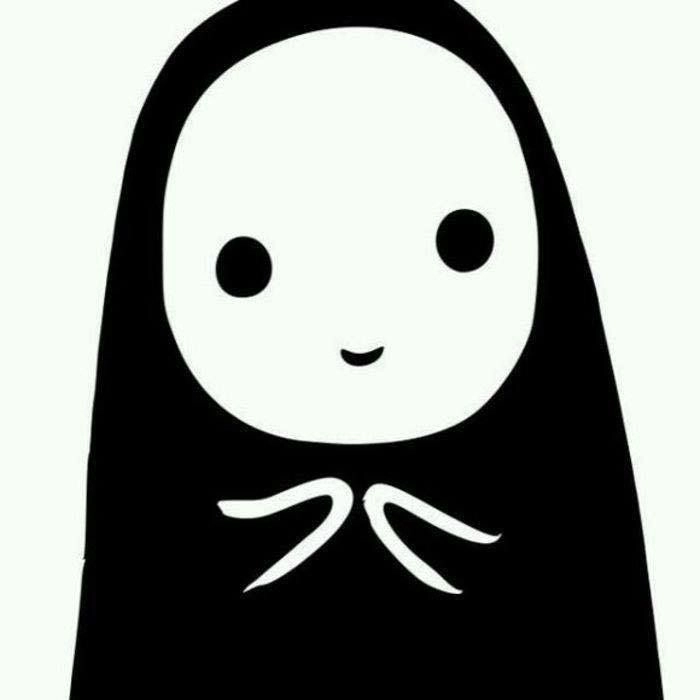 Ảnh cute Vô Diện tạo nên sự đối lập đầy thú vị