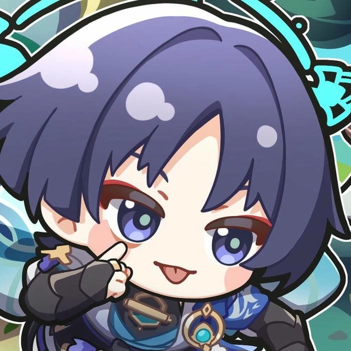 Sử dụng wanderer chibi emote chat thú vị