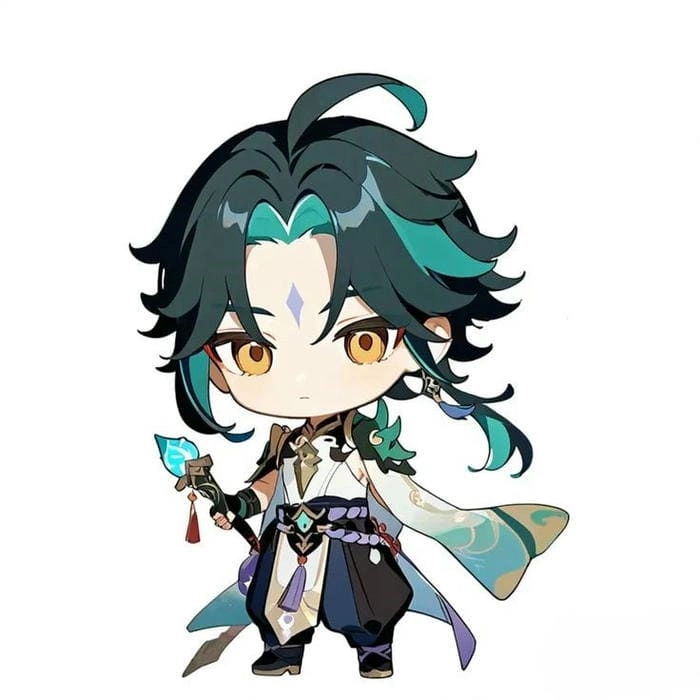 Bộ sưu tập xiao chibi cute siêu đáng yêu