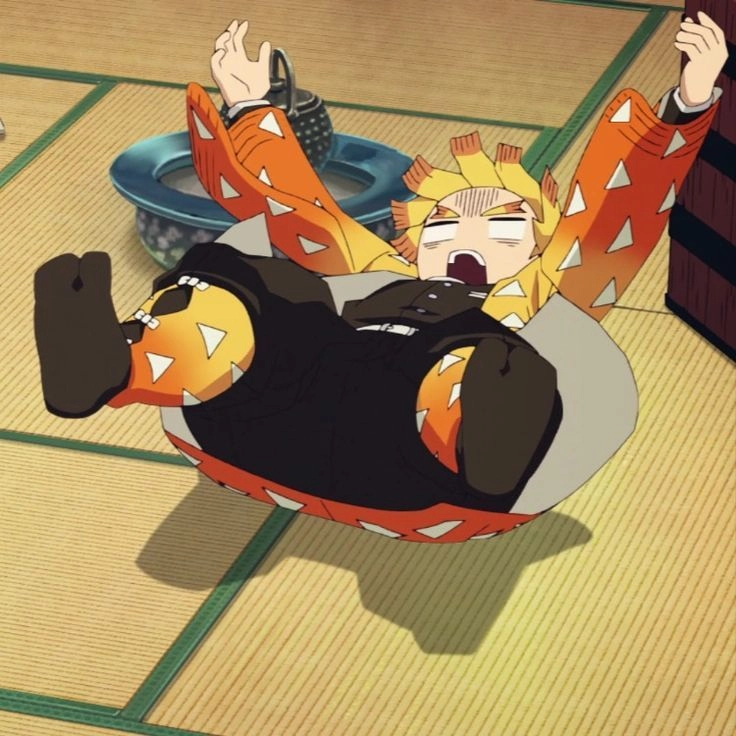 Demon Slayer Zenitsu cute đáng yêu không tưởng