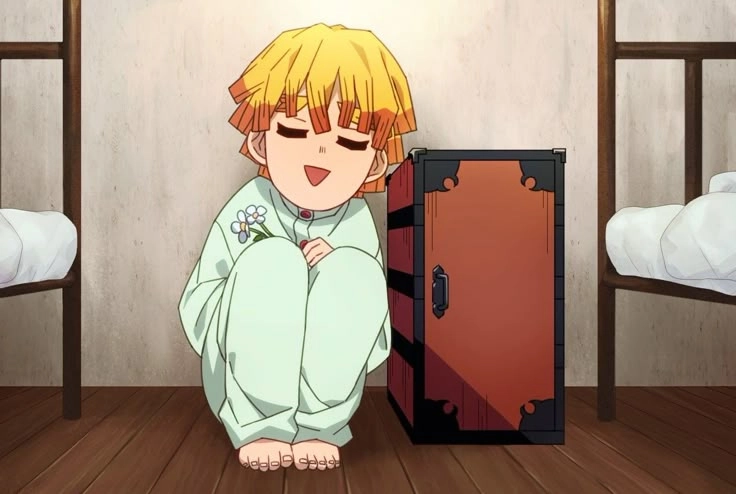 Anime Zenitsu cute dễ thương đến nao lòng