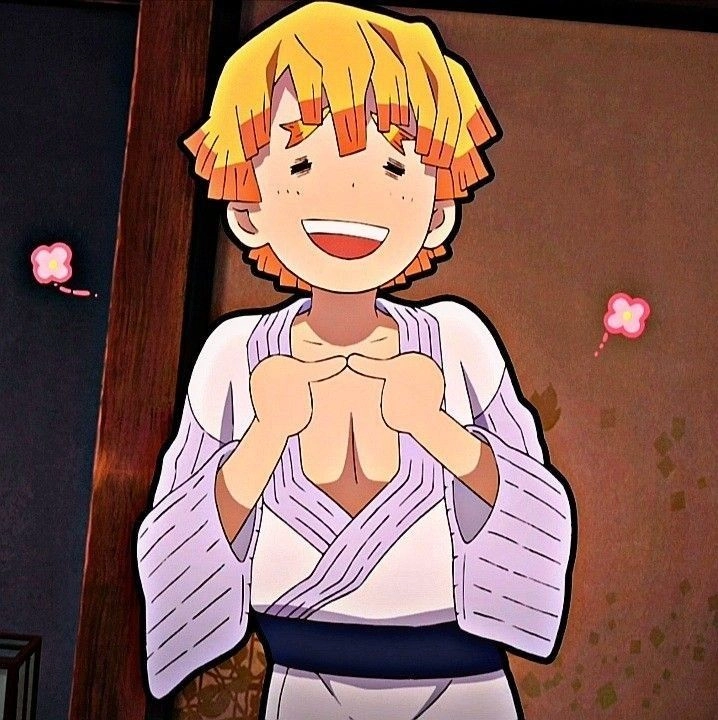 Demon Zenitsu cute tạo hình ngộ nghĩnh tinh tế