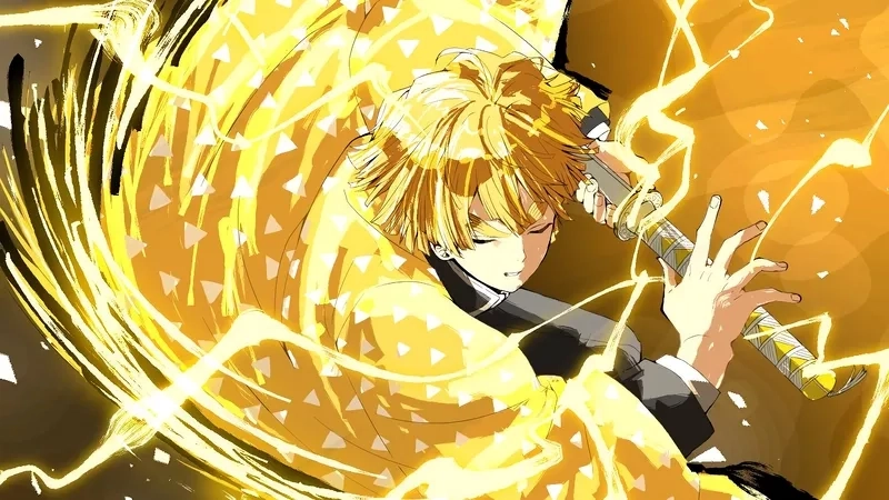 Hình nền Zenitsu anime ngầu cho fan cuồng