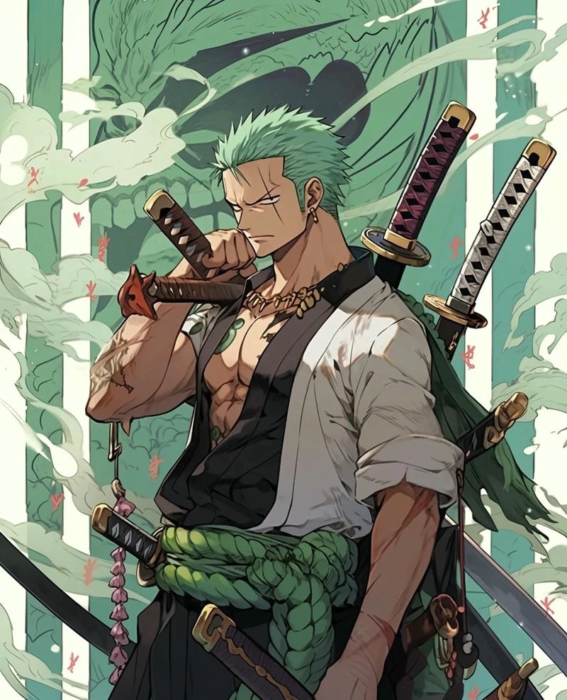 Zoro katana vũ khí không thể thiếu của anh