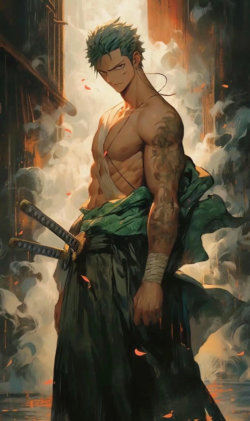 Vẽ Zoro ngầu tạo hình cực chiến cho fan