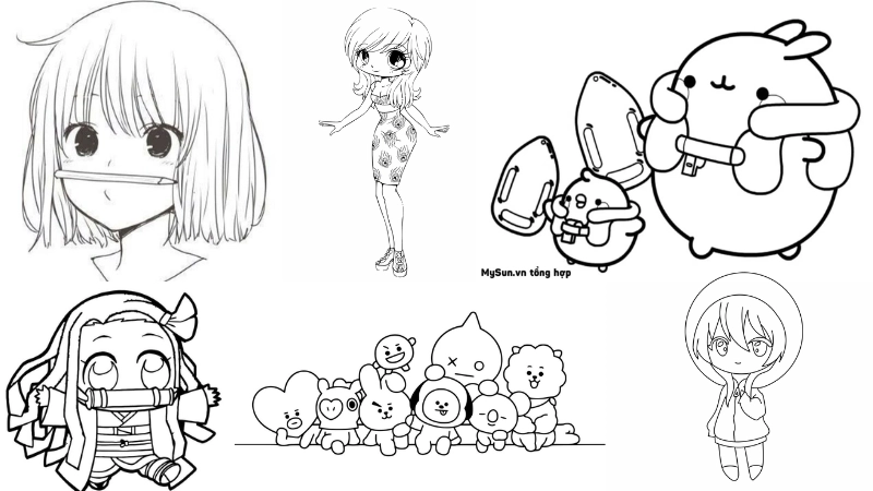 Tranh tô màu chibi là như thế nào