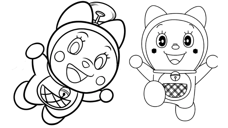 Tranh tô màu Doremi là như thế nào