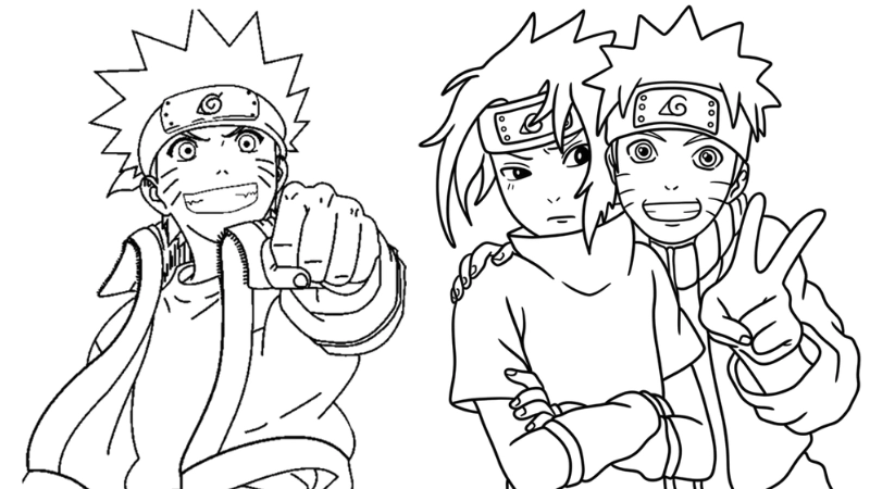 Tranh tô màu naruto là như thế nào