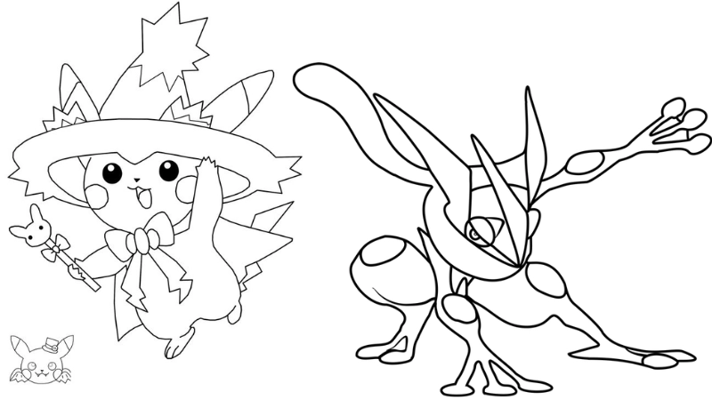 Tranh tô màu pokemon mega là như thế nào