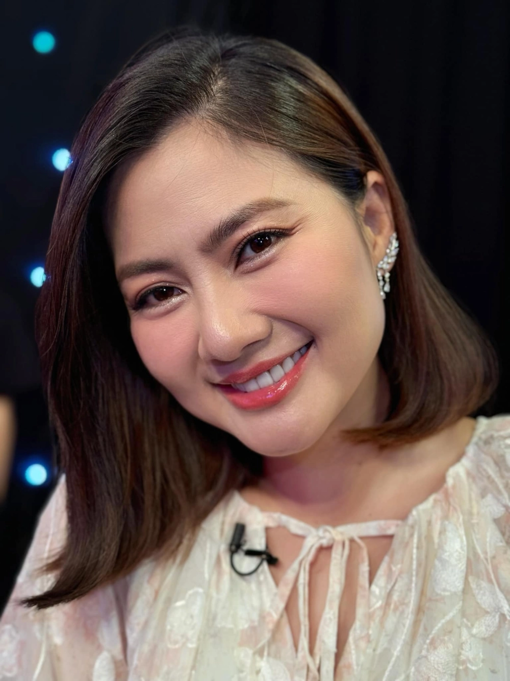 Thần sắc rạng rỡ dù ai hỏi diễn viên Ngọc Lan mập sinh năm