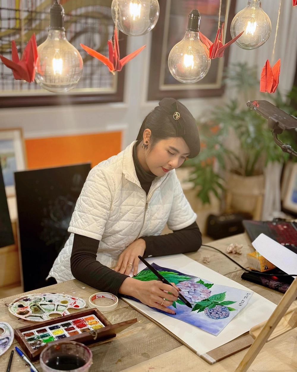 Tấm ảnh truyền cảm hứng từ hoa hậu Ngoc Han trong đời thường