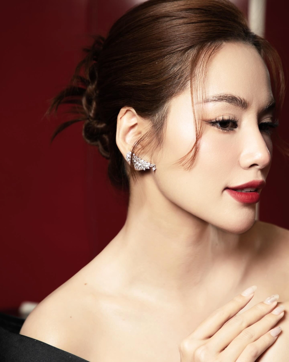 Ảnh hoa hậu Lê Hoàng Phương dự sự kiện nổi bật và thần thái