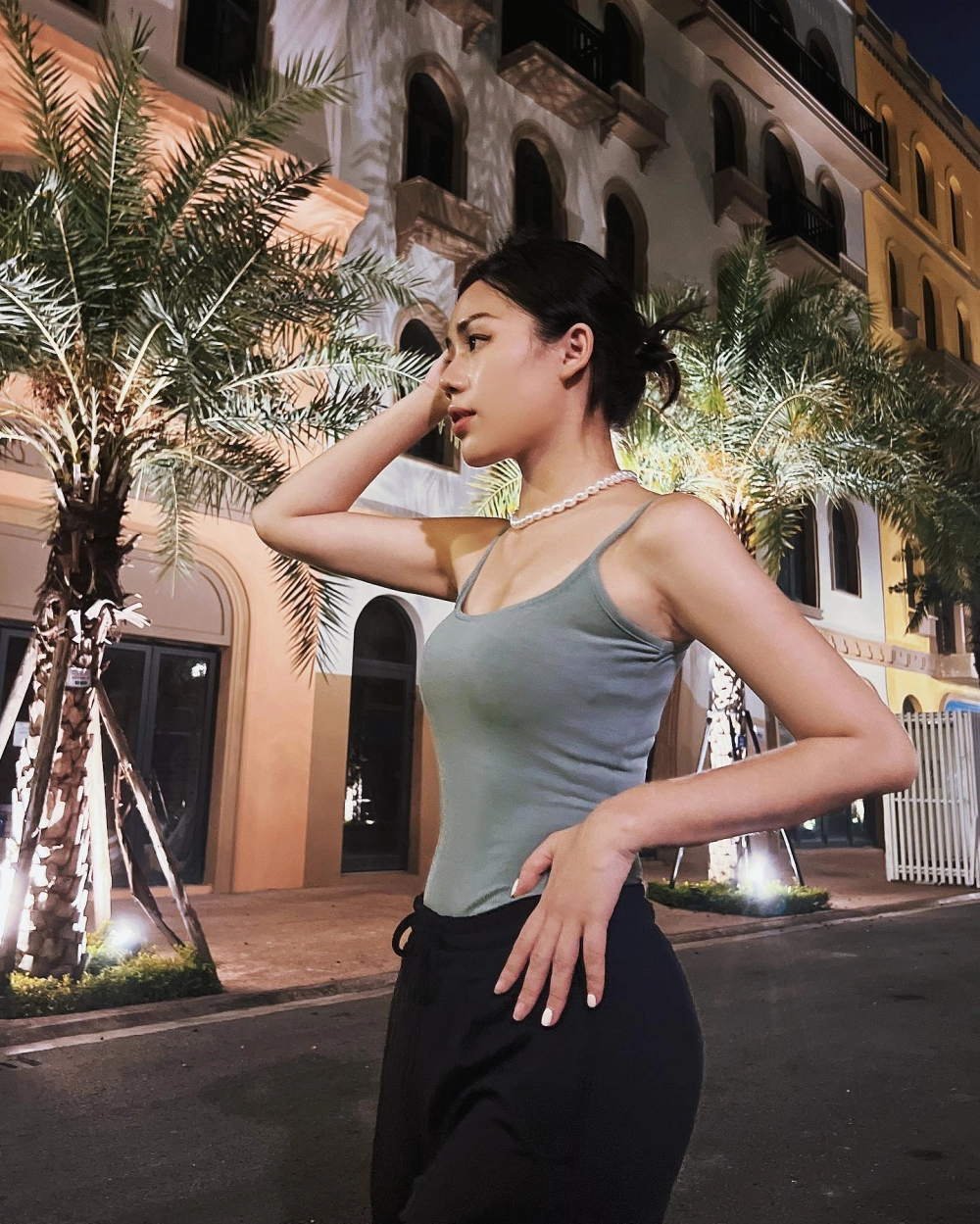 Chân dung nghiêm túc dùng trong tiểu sử Nguyễn Hương Ly