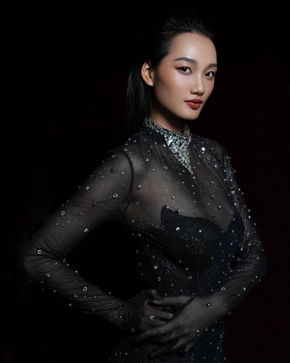 Khung ảnh nổi bật tại sự kiện Nguyễn Quỳnh Anh Miss Universe