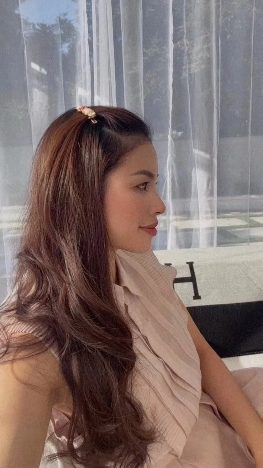 Vẻ đẹp Việt của Phạm Hương mặc áo dài luôn được ngưỡng mộ