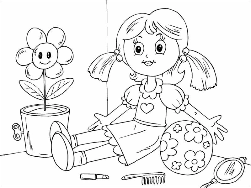 Giúp bé phát triển tư duy với tô màu chủ đề bản thân