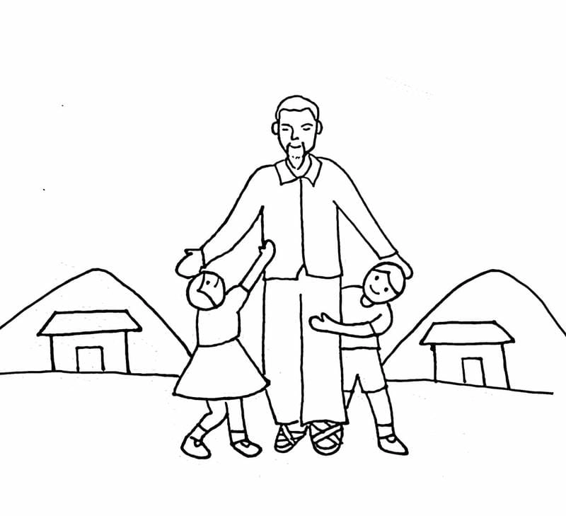 Tìm hiểu lịch sử qua bác hồ tô màu