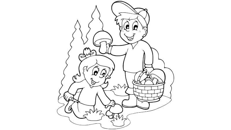 Giúp bé vui học với tô màu tranh bạn trai bạn gái cực sinh động