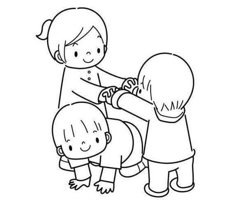 Cho bé khám phá tranh tô màu mũ bạn trai bạn gái độc đáo dễ vẽ