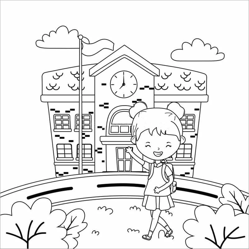 Học vui mỗi ngày qua tô màu cho bé gái