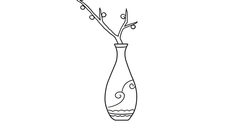 Thử ngay tranh tô màu bình hoa cùng cách vẽ bình hoa đơn giản nhất