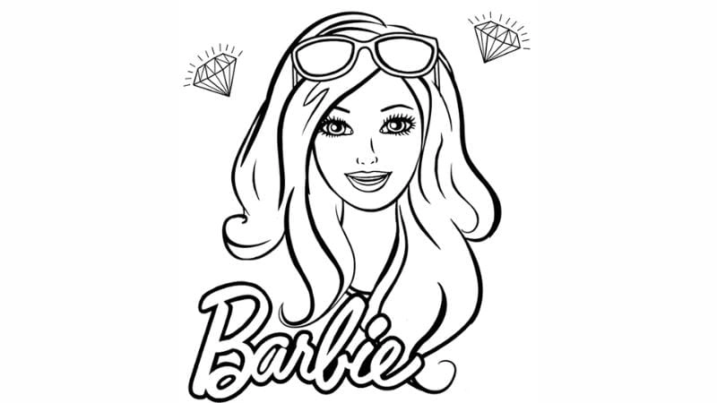 Học vẽ tranh búp bê barbie đơn giản