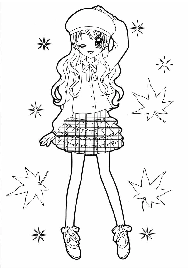 Hàng trăm mẫu chibi tô màu siêu đáng yêu đang chờ