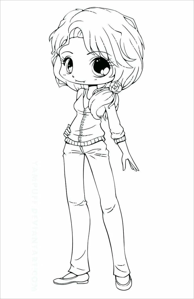 Goi y tô màu anime chibi cuc ki thu vi