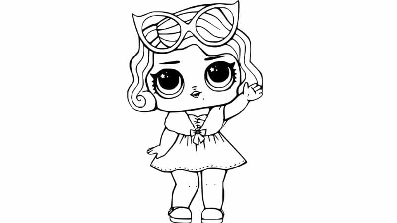 Tre em vui ve voi tô màu búp bê giấy chibi