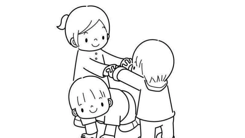 Giúp bé sáng tạo với tranh tô màu chủ đề bản thân mầm non